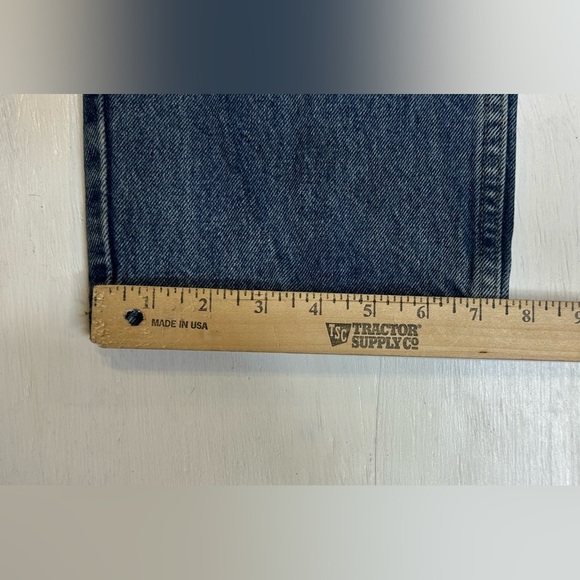 Wrangler 96501DS Jeans Mens 38x32 USA Made Vintage Straight Leg Blue Denim - Picture 5 of 8